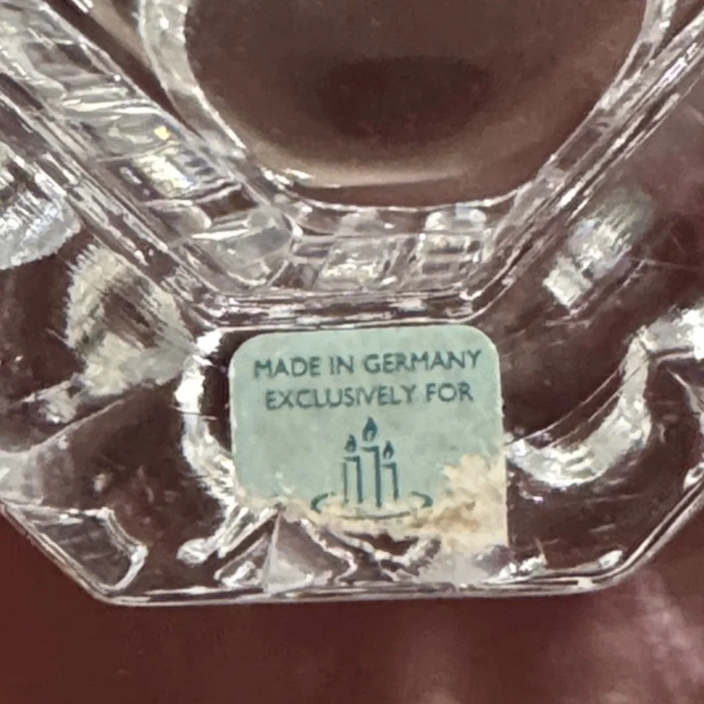 Partylite Rare Vintage Retired Crystal Castle 5 Tier Tealight Candleholder